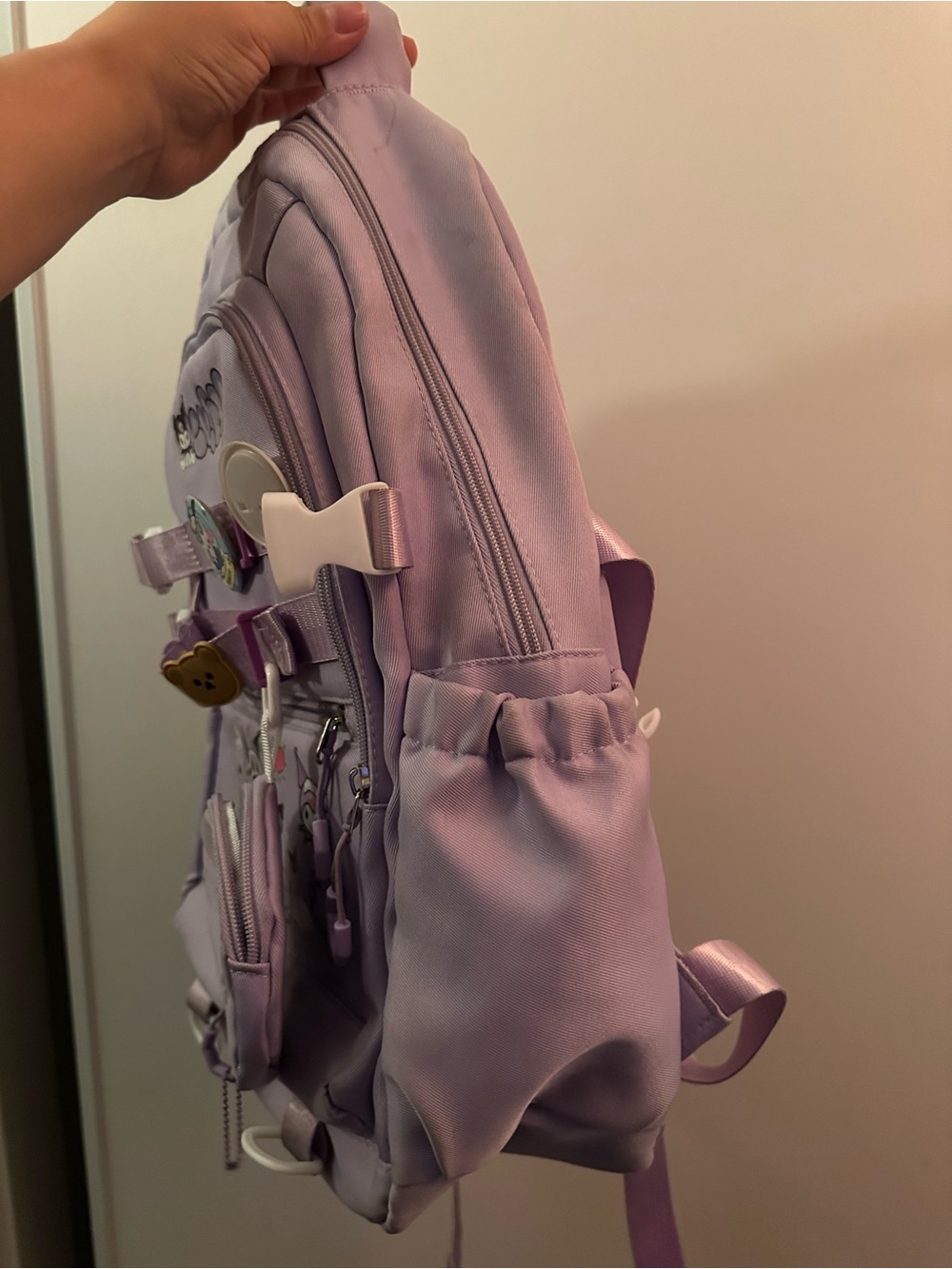 Lavender Kuromi Character Backpack - Picture 3 of 7